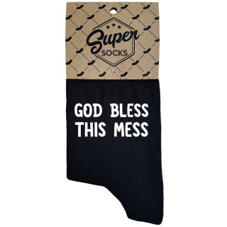 Șosete pentru femei „God bless this mess“