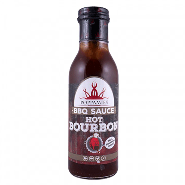Sos-marinat „Hot Bourbon BBQ”, 410g. Sos-marinat „Hot Bourbon BBQ”, 410g.