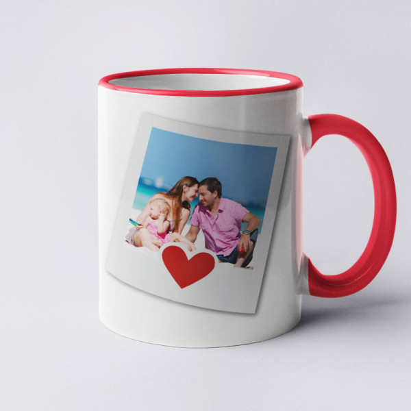 Cană "Fotografie instant" cu fotografia aleasă de tine