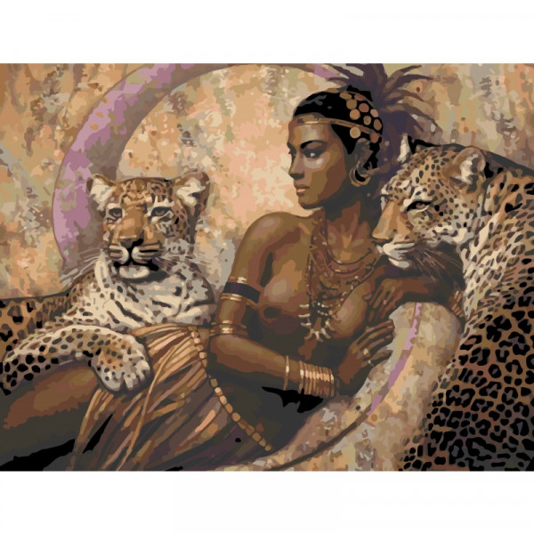 Pictură după numere Set "Cleopatra" (40x50cm) Pictură după numere Set "Cleopatra" (40x50cm)