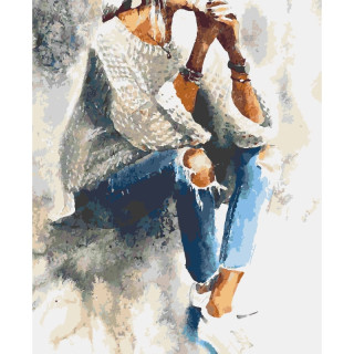 Pictură după numere Set "Viziuni" (40x50cm)