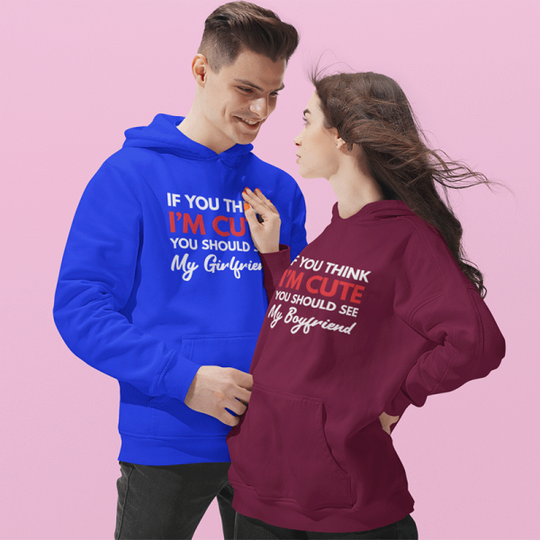 Set hanorac "Cute couple" Set hanorac "Cute couple"