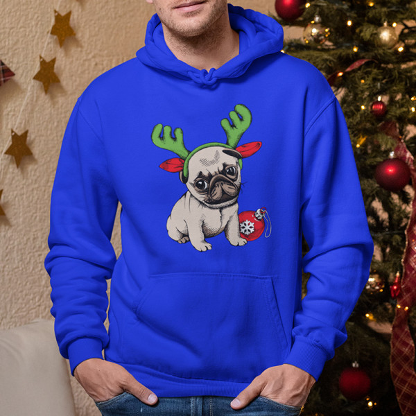 Hanorac "Christmas pug" Hanorac "Christmas pug"