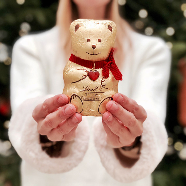 LINDT ursuleț de ciocolată cu lapte, 100g