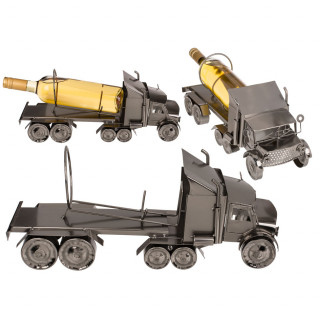 Suport metalic pentru sticle „Camion”