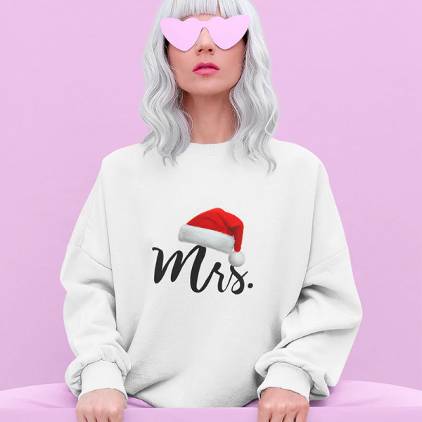 Set hanorac "Christmas couple" (fără glugă)
