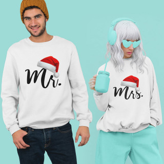 Set hanorac "Christmas couple" (fără glugă)