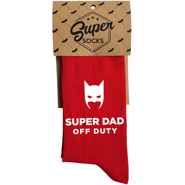 Șosete "Super dad off duty" Șosete "Super dad off duty"