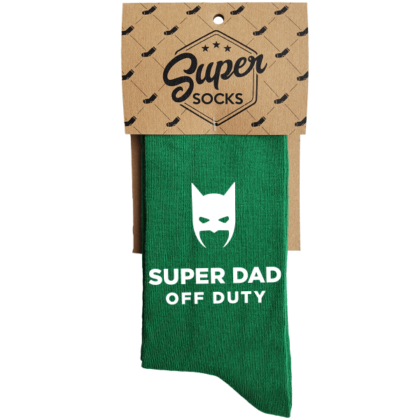 Șosete "Super dad off duty" Șosete "Super dad off duty"