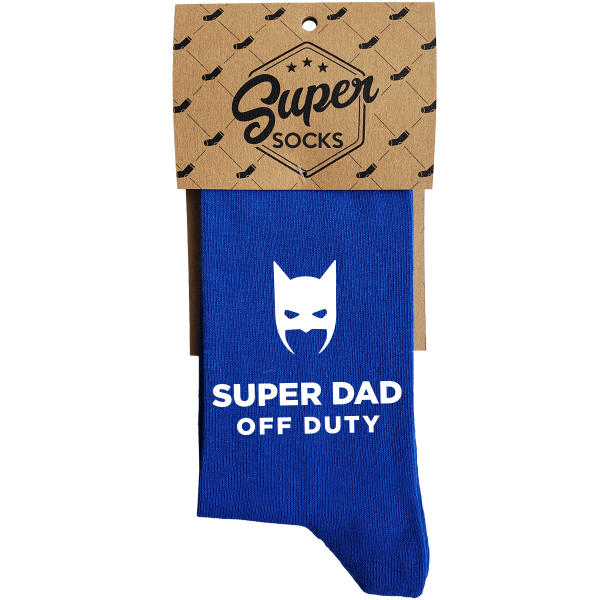 Șosete "Super dad off duty" Șosete "Super dad off duty"