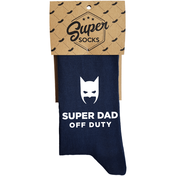 Șosete "Super dad off duty" Șosete "Super dad off duty"