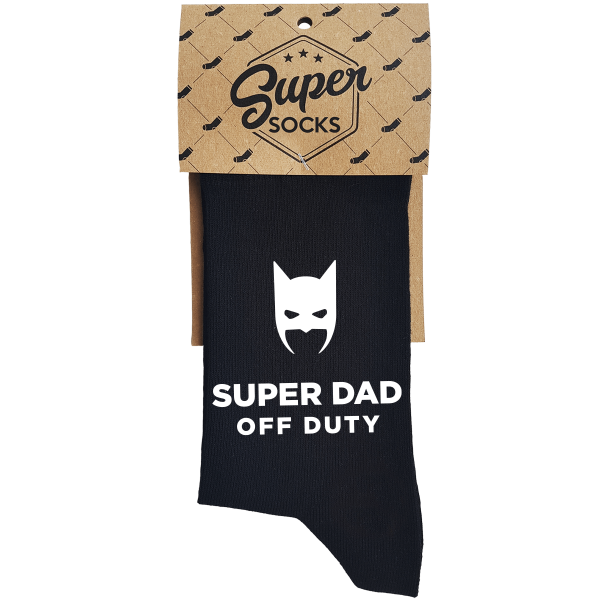 Șosete "Super dad off duty" Șosete "Super dad off duty"