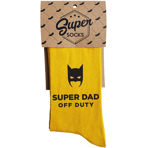 Șosete "Super dad off duty" Șosete "Super dad off duty"