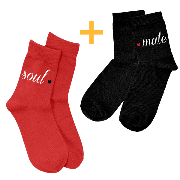 Set de șosete pentru cuplu "Soulmate" Set de șosete pentru cuplu "Soulmate"