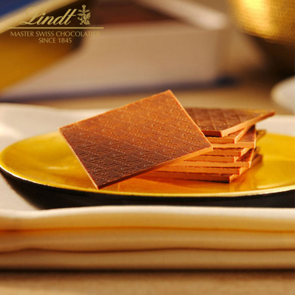 LINDT THINS ciocolată neagră, 125g LINDT THINS ciocolată neagră, 125g