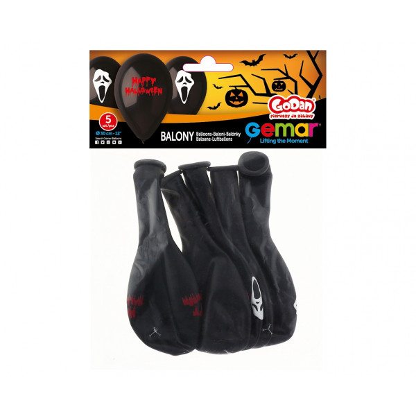 Baloane Premium „Scary Halloween” (5 buc.) Baloane Premium „Scary Halloween” (5 buc.)