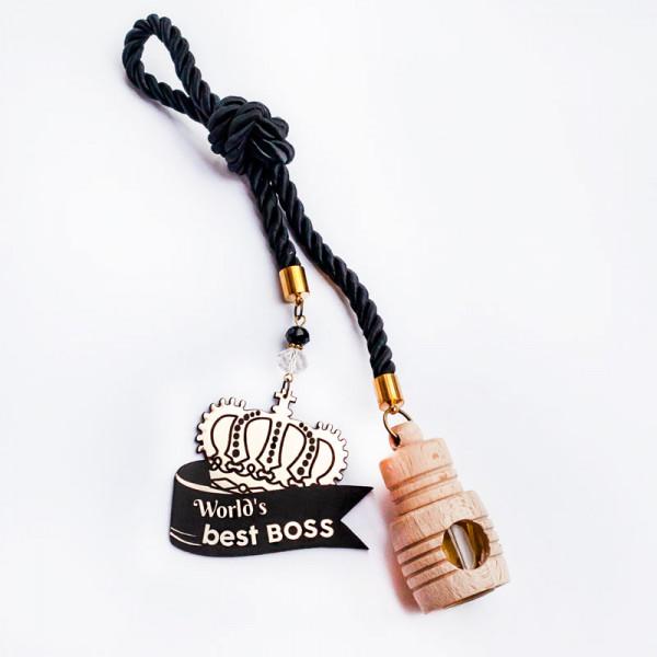 Parfum de mașină "World's best boss" Parfum de mașină "World's best boss"