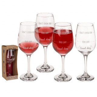 Pahar de vin „Don't Even Ask” (420ml)