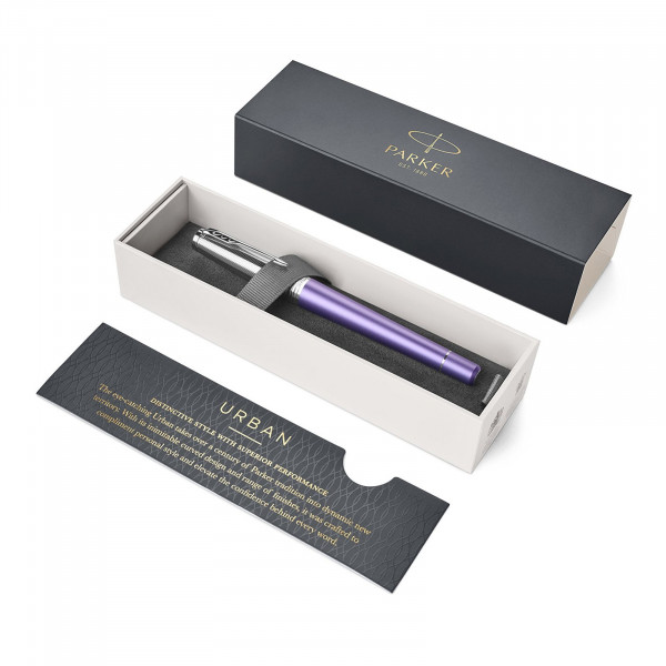 Stilou PARKER „URBAN PREMIUM Violet” (cu opțiunea de gravură la un cost suplimentar) Stilou PARKER „URBAN PREMIUM Violet” (cu opțiunea de gravură la un cost suplimentar)