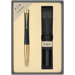 Pix PARKER „URBAN MUTED BLACK GT“ cu etui și cutie cadou Pix PARKER „URBAN MUTED BLACK GT“ cu etui și cutie cadou