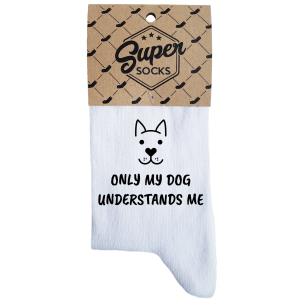 Șosete pentru femei „Only my dog understands me“ Șosete pentru femei „Only my dog understands me“