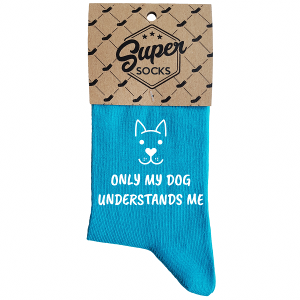 Șosete pentru femei „Only my dog understands me“ Șosete pentru femei „Only my dog understands me“