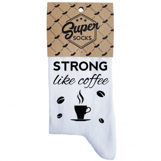 Șosete pentru femei „Strong like coffee“