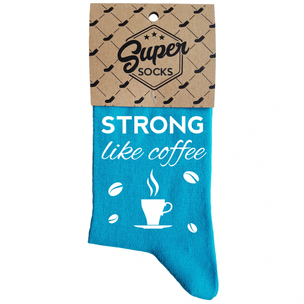 Șosete pentru femei „Strong like coffee“ Șosete pentru femei „Strong like coffee“