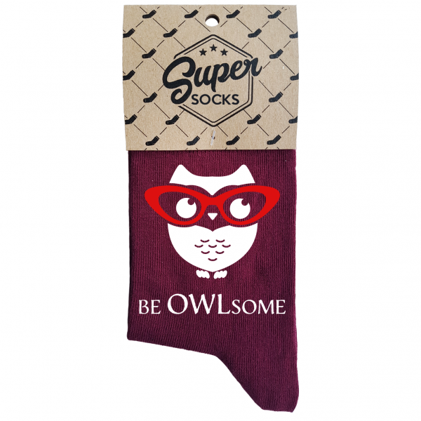 Șosete pentru femei „Be owlsome“ Șosete pentru femei „Be owlsome“