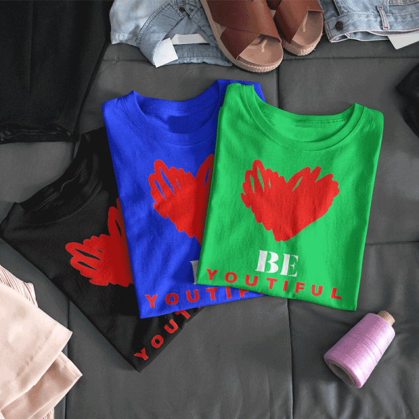 Tricou pentru femei "Be youtiful" Tricou pentru femei "Be youtiful"