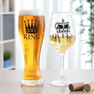 Set de pahare „King & Queen”