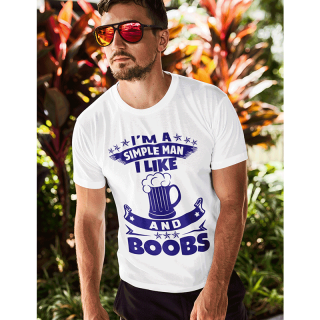 Tricou "I'm A Simple Man"