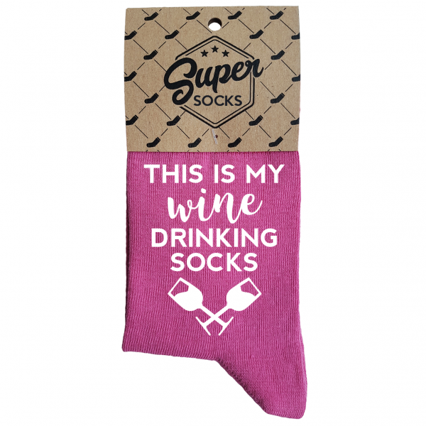 Șosete pentru femei „Wine drinking socks“ Șosete pentru femei „Wine drinking socks“