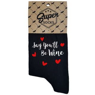 Șosete pentru femei „Say you'll be wine“