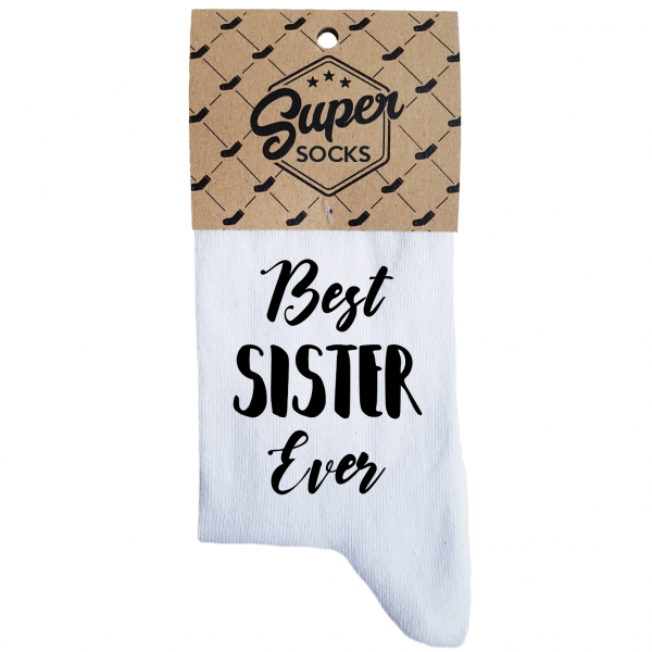 Șosete pentru femei „Best sister ever“ Șosete pentru femei „Best sister ever“