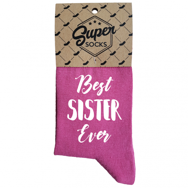 Șosete pentru femei „Best sister ever“ Șosete pentru femei „Best sister ever“