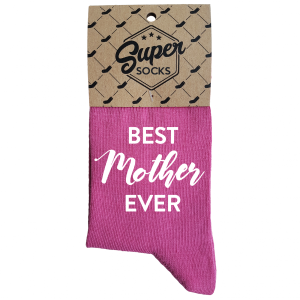 Șosete pentru femei „Best mother ever“ Șosete pentru femei „Best mother ever“