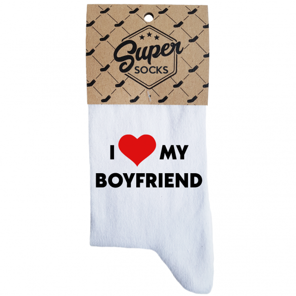 Șosete pentru femei „I love my boyfriend“ Șosete pentru femei „I love my boyfriend“