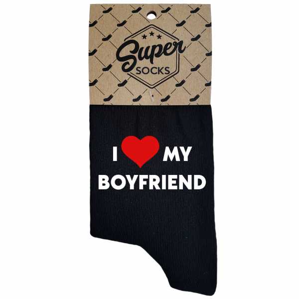 Șosete pentru femei „I love my boyfriend“ Șosete pentru femei „I love my boyfriend“