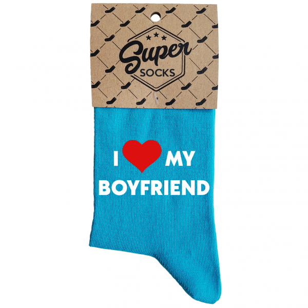 Șosete pentru femei „I love my boyfriend“ Șosete pentru femei „I love my boyfriend“