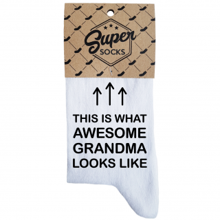 Șosete pentru femei „Awesome grandma“