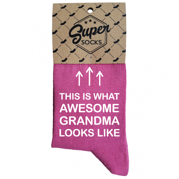 Șosete pentru femei „Awesome grandma“ Șosete pentru femei „Awesome grandma“