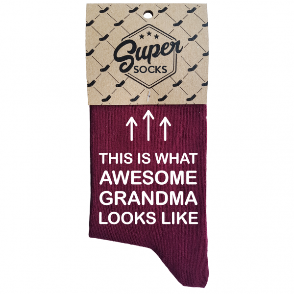 Șosete pentru femei „Awesome grandma“ Șosete pentru femei „Awesome grandma“
