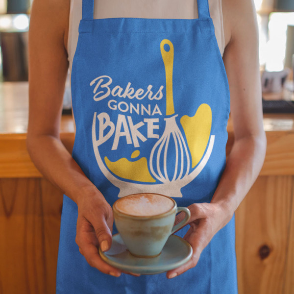 Șorț de bumbac "Bakers gonna bake" Șorț de bumbac "Bakers gonna bake"