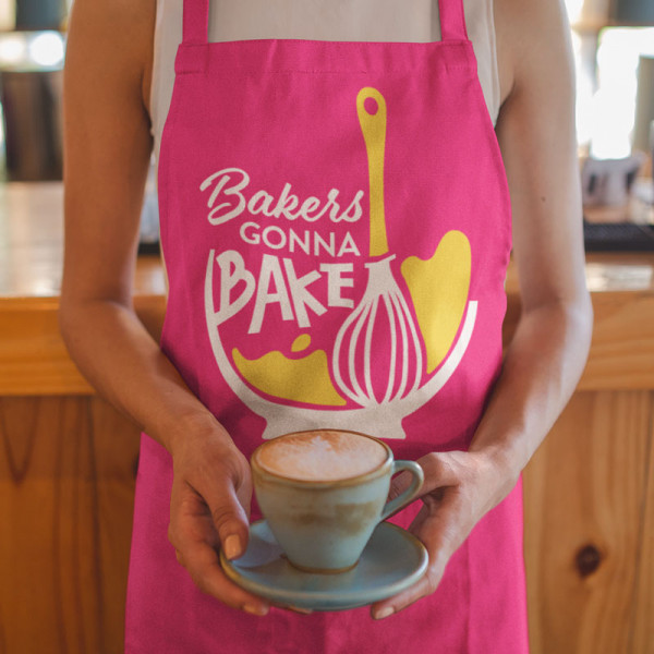 Șorț de bumbac "Bakers gonna bake" Șorț de bumbac "Bakers gonna bake"