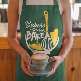 Șorț de bumbac "Bakers gonna bake"