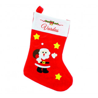 Ciorap de Crăciun "SANTA" cu numele ales de tine