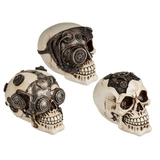 Craniu decorativ „Cyborg Skull”
