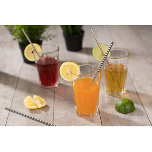 Paie din metal din oțel inoxidabil "ROKKO" (4 buc.)