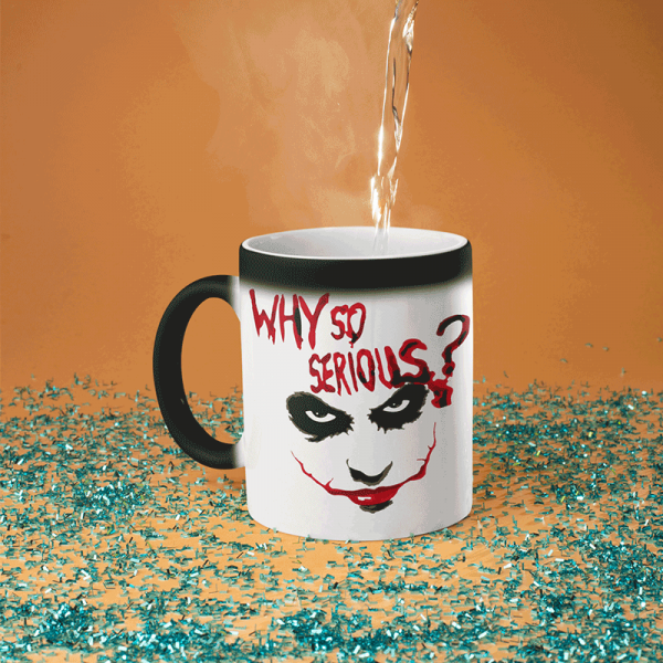 Puodelis "Why so serious?"